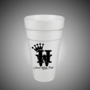 Hard Work Ent. 20oz Styrofoam Cup